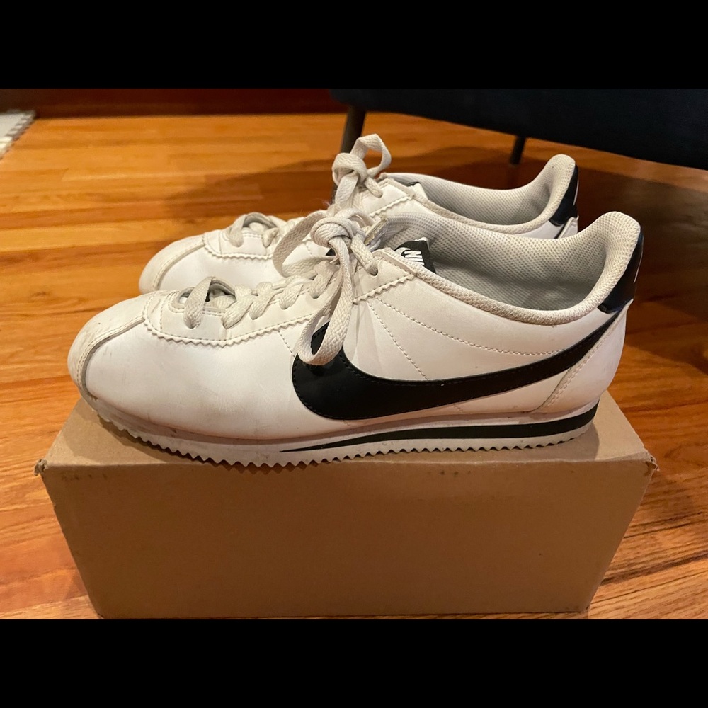 Nike Cortez retro-style women’s leather sneakers